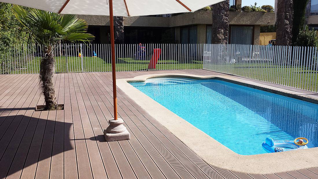 Side pool decking Sunshine Coast