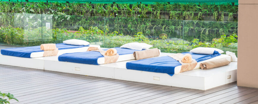 Modern composite decking providing